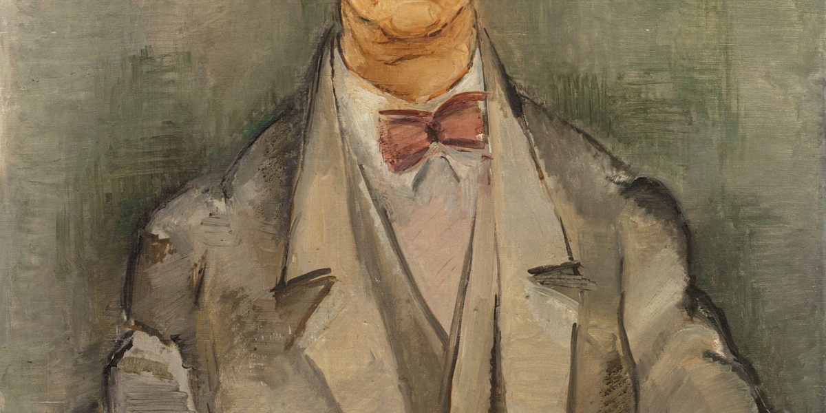 Portrait d'homme moustachu